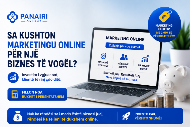 Sa kushton marketingu online për një biznes mesëm ose të vogël ? 